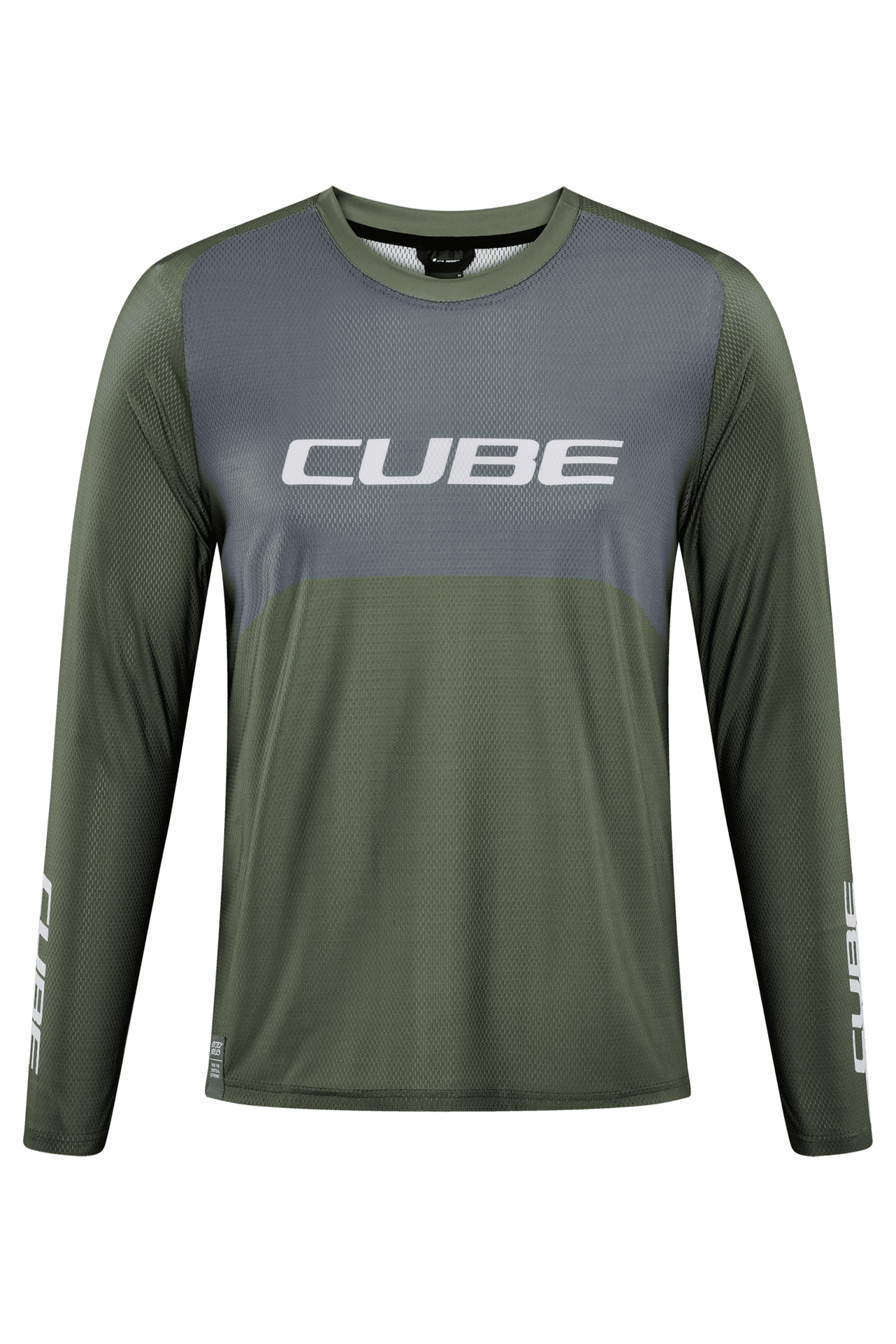 CUBE Vertex Round Neck Jersey TM L S Cube Bike Store MX