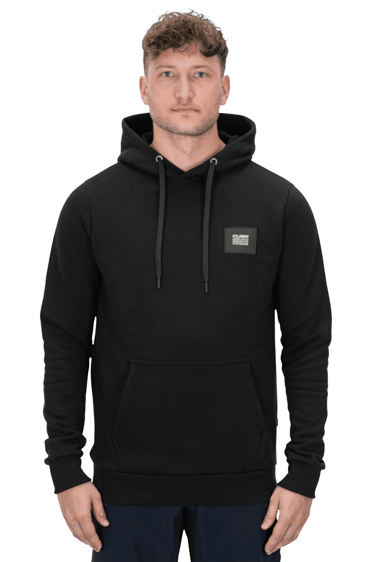 Black hoodie in store outlet