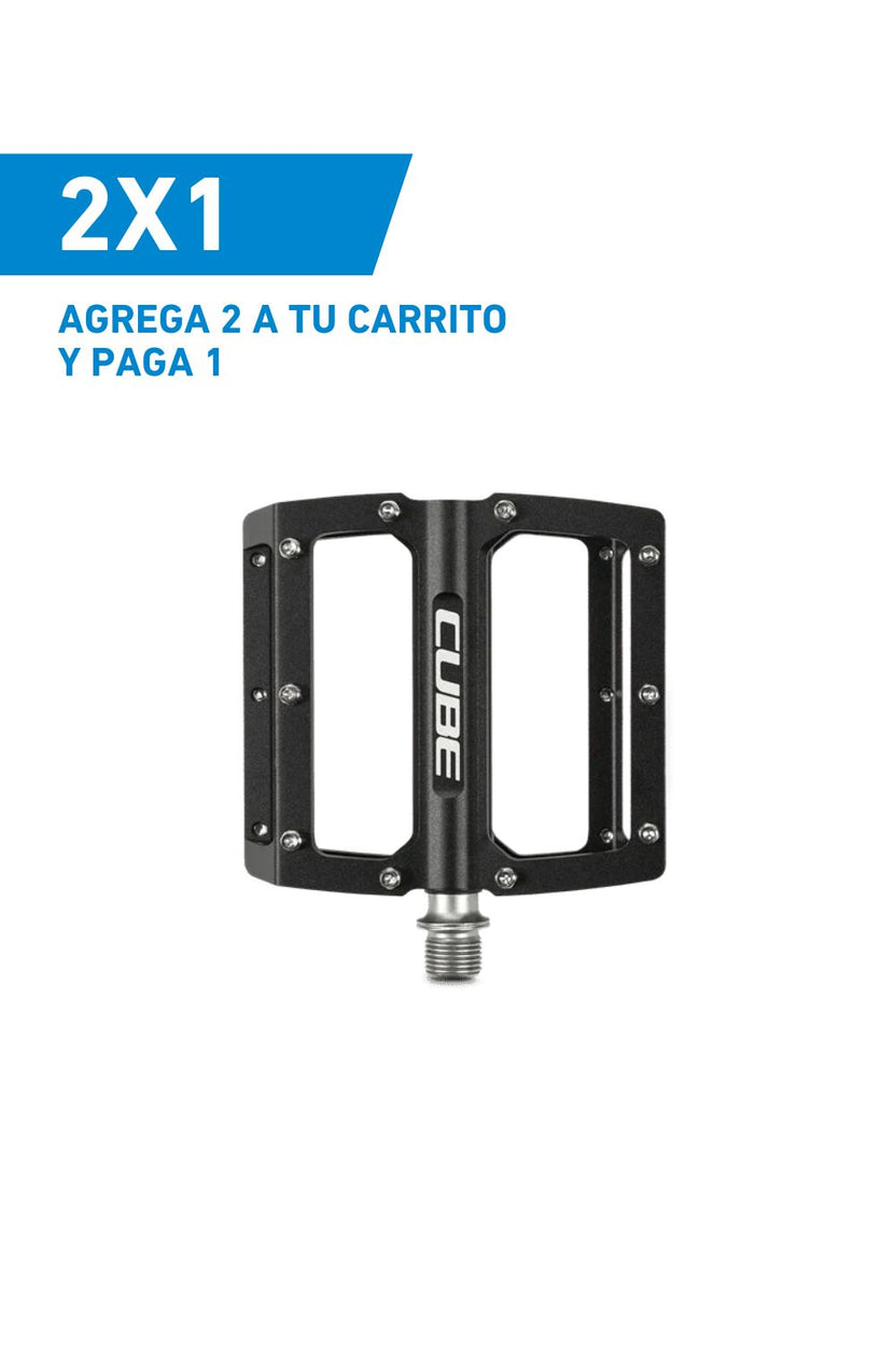 Pédales Plates Tioga MX Pro - Aluminium, Noir, Axe 9/16", Roulements Cartouche - Occasion