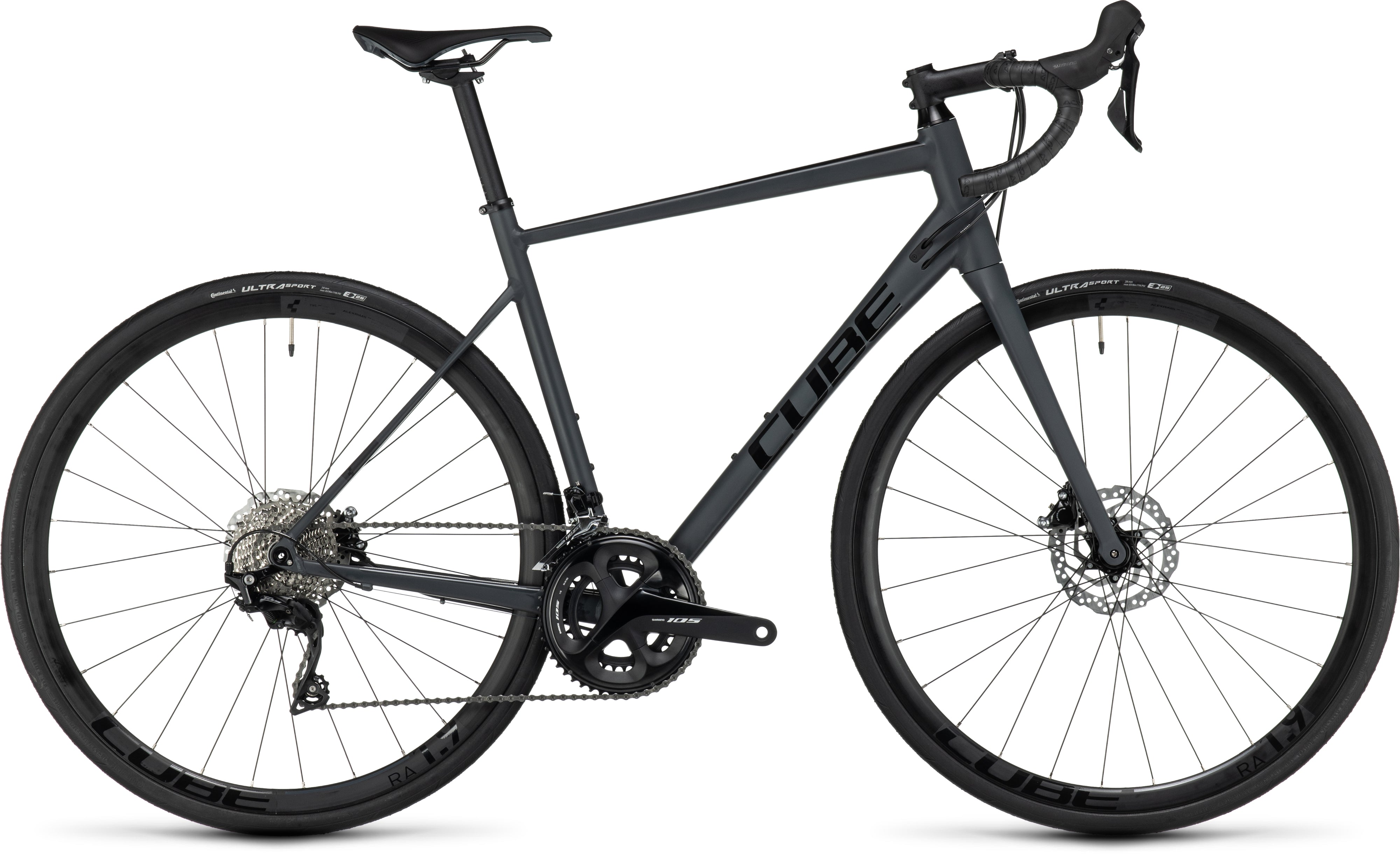 CUBE ATTAIN SLX GREY & BLACK 2024 | Cube Bike Store MX