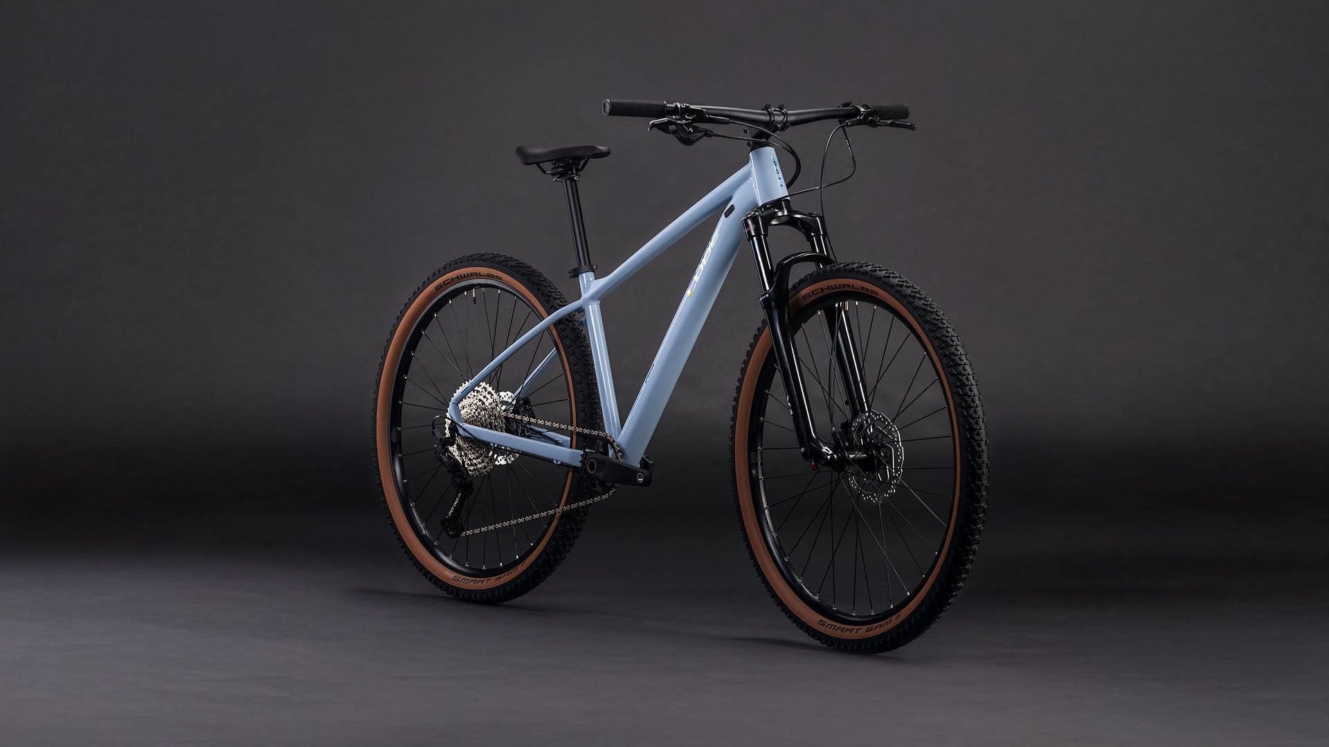 bicicleta attention pro iceblue´n´prism vista lateral para montaña 