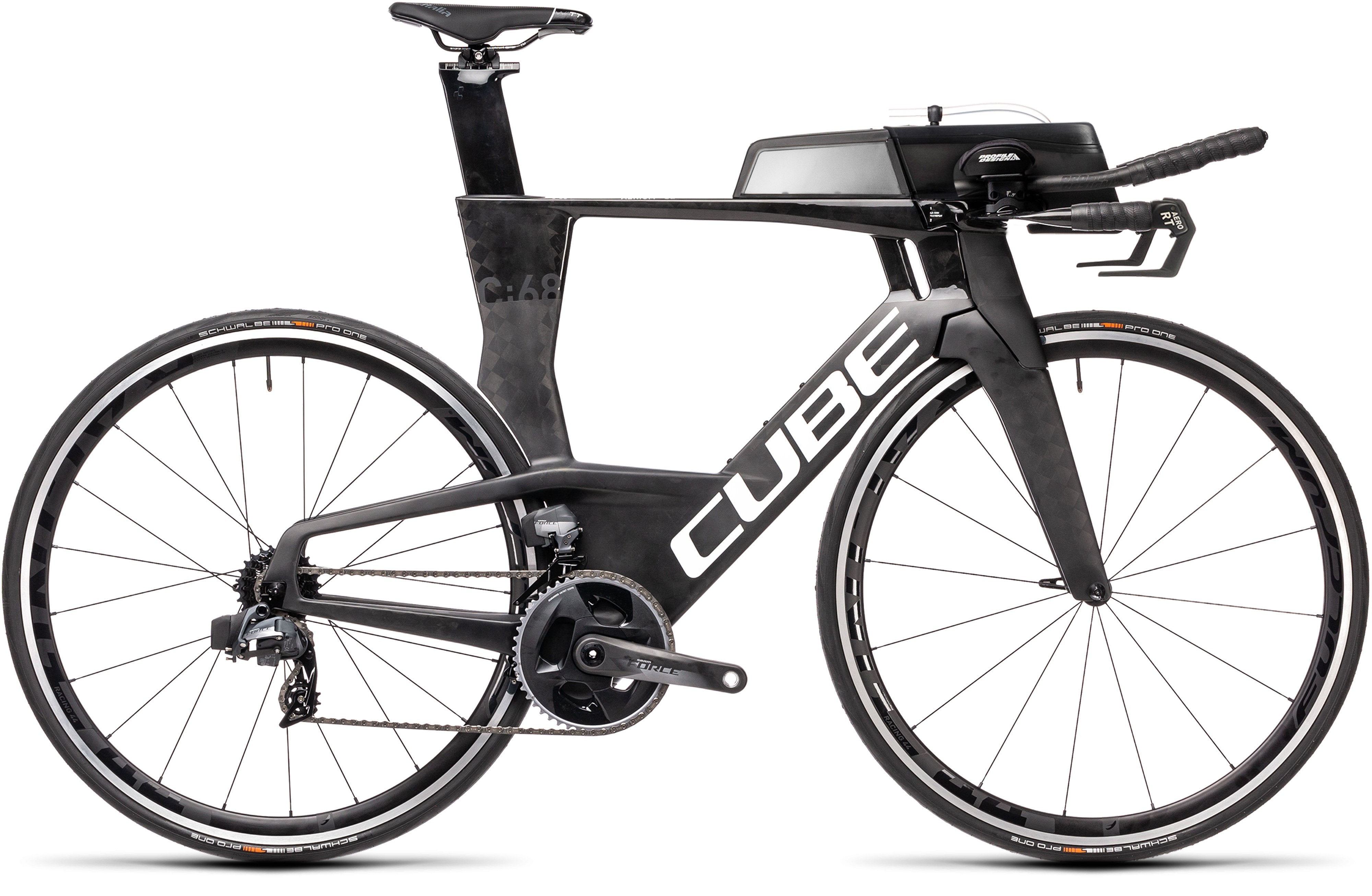 Guidon De Vélo De Route Cube En Carbone - Largeur 40cm, Type Drop Bar, Occasion Avec Marques D'usure
