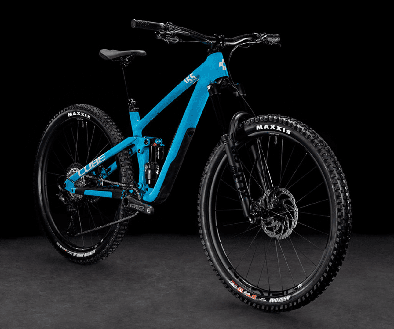 CUBE STEREO ONE55 C 62 SLX bondiblue grey Cube Bike Store MX