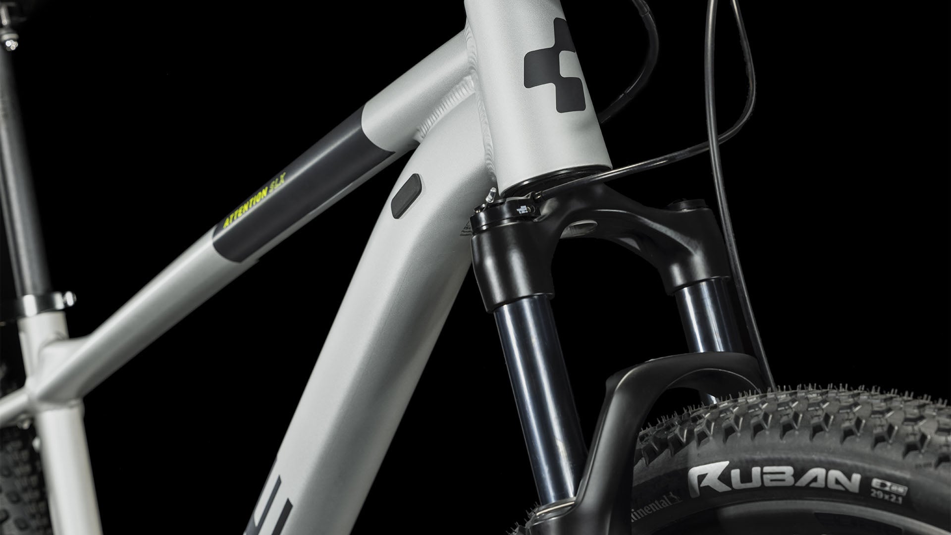 CUBE ATTENTION SLX SILVERGREY & LIME 2023