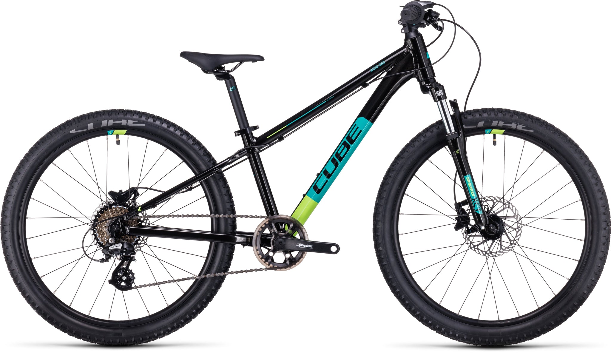 CUBE ACID 240 DISC black green Cube Bike Store MX